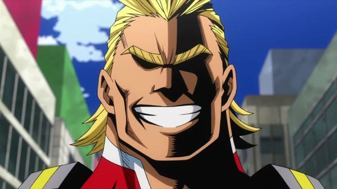 All Might Smiling