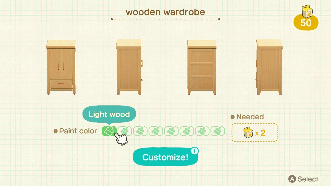 Animal Crossing New Horizons How to Customize Items VG247