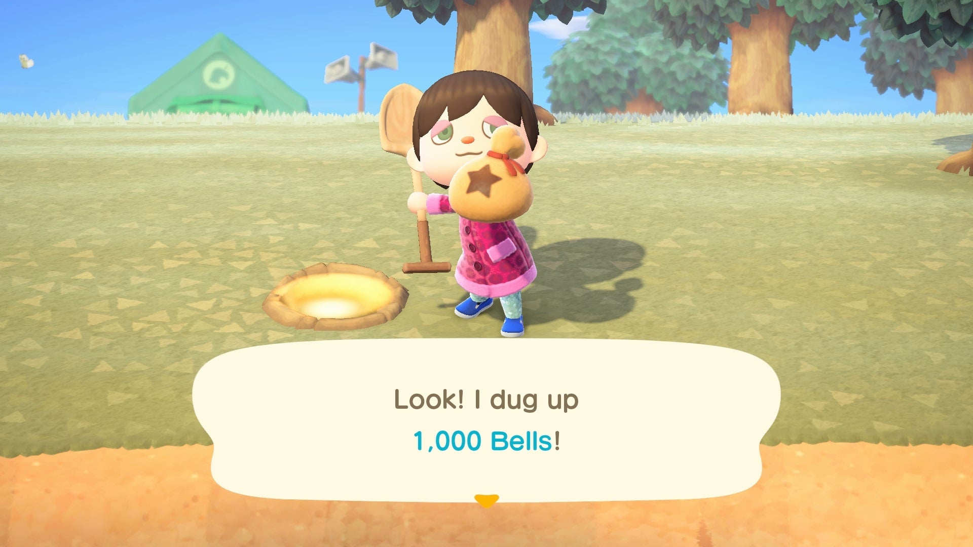 Animal Crossing New Horizons What Are the Glowing Spots on the Ground