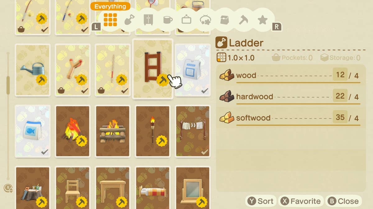Animal Crossing New Horizons: How to Get a Ladder | VG247