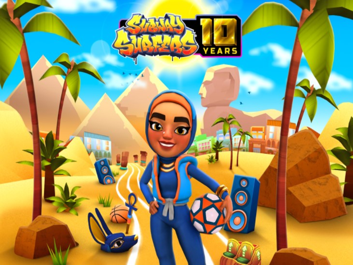 Play Subway Surfers Online - Hi Surferes,, get this free cool subway surfer  wallpaper,, Like first