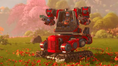 Image for Revolutionising the farming genre with mechs: "Big robots don't have to fight Godzilla to be cool"