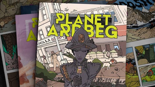 Promotional image featuring cover of Planet Ardbeg