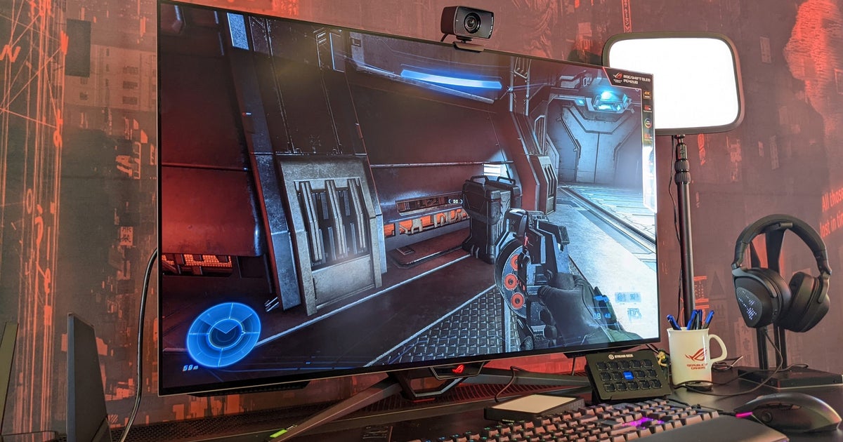 Asus Rog Swift Oled Monitor Hands-On: Bright, Bold Windows Into A Possible  Pc Gaming Future | Rock Paper Shotgun