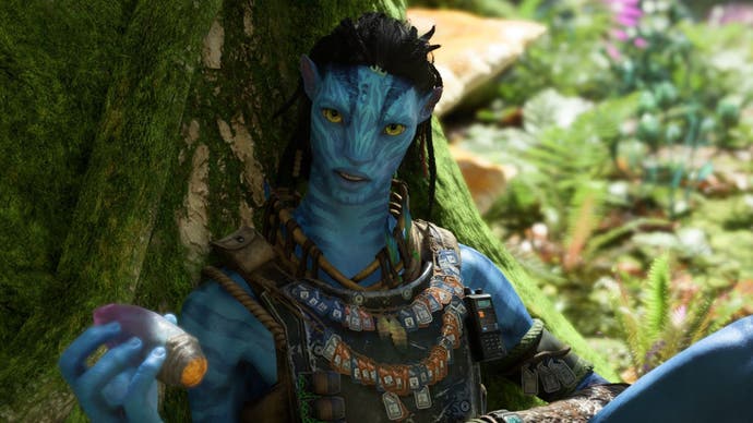 Your mentor in Avatar: Frontiers of Pandora, accepts healing fruit at the start of your quest.