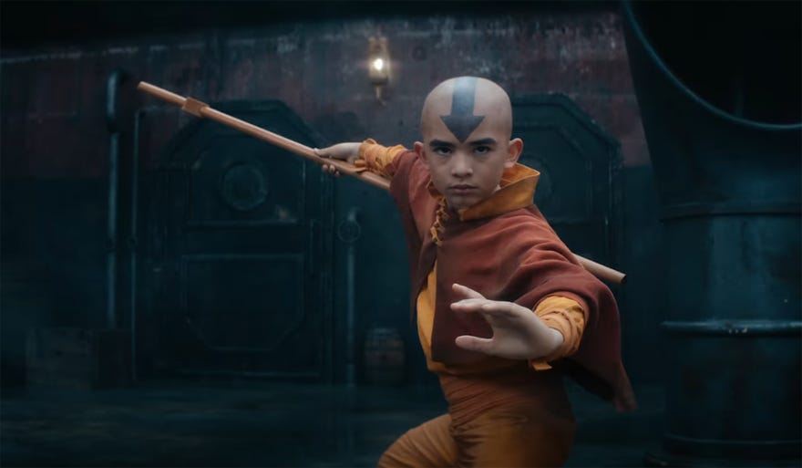 Avatar TLA - Netflix - Aang