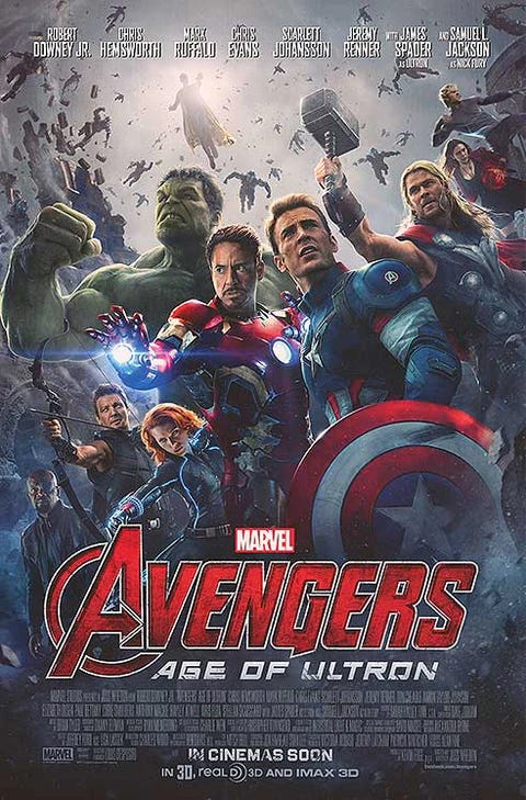Avengers Age of Ultron movie poster