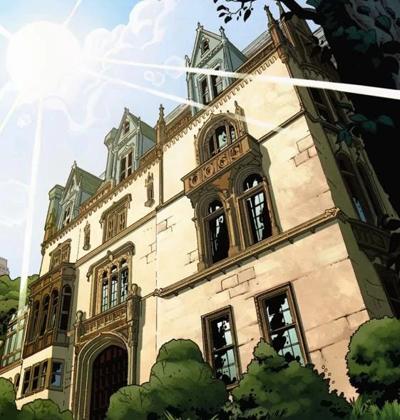 Image of Avengers Mansion in the sunlight from New Avengers
