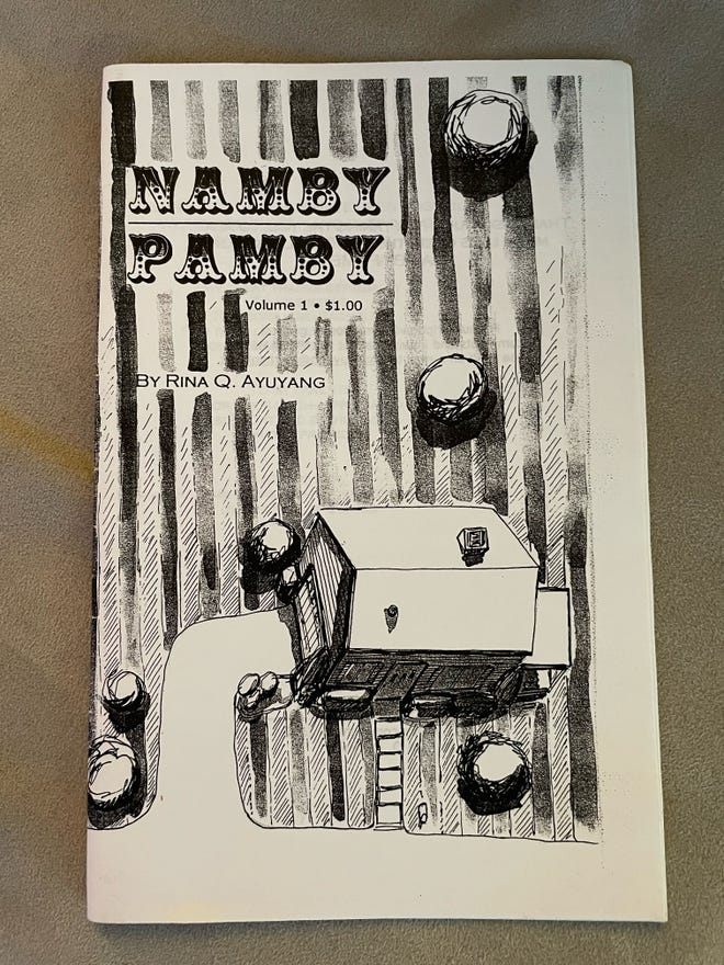 Photograph of Namby Pamby minicomic