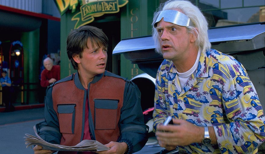Back to the Future II - Marty and Doc