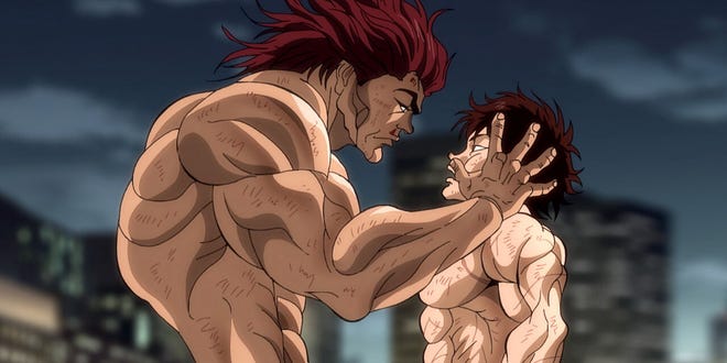 Baki Characters threatening each other