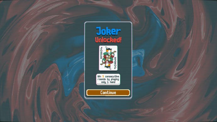 The Joker in Balatero is unlocked.