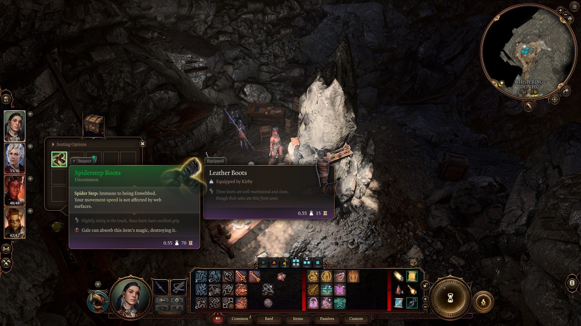 Mataricho Boot Baldur’s Gate 3 Whispering Depths: Defeat the Phase Spider Matriarch ...