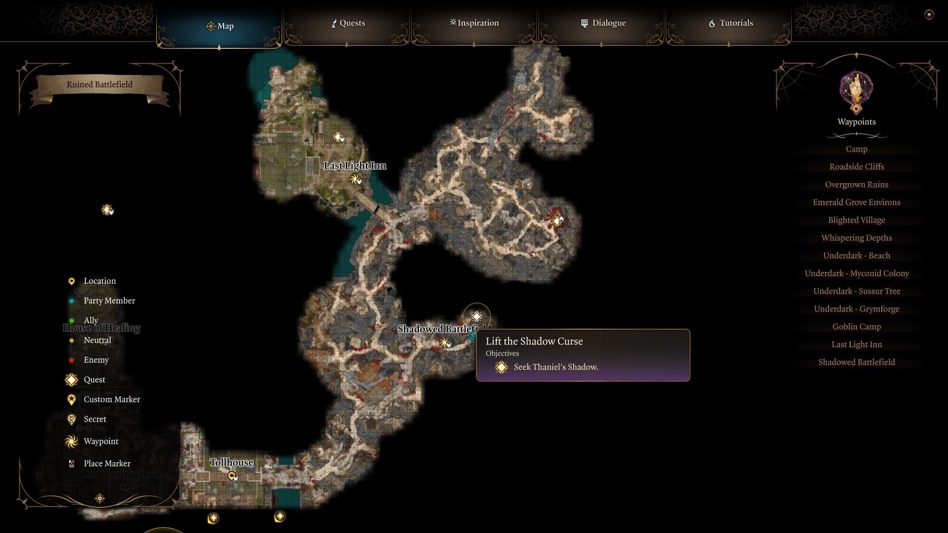 BG3 Find Thaniel How to lift the Shadow Curse VG247