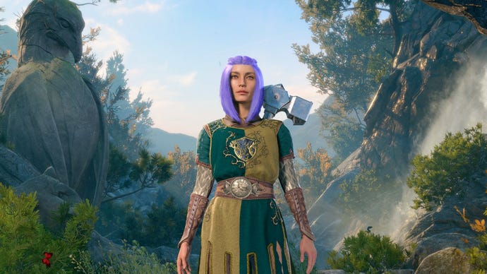 Baldur's Gate 3 image showing a Human Paladin.