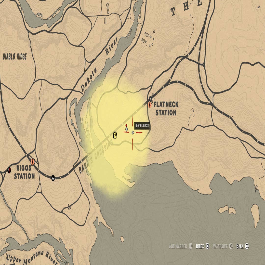 ➡️【 Guía del mapa del tesoro de Red Dead Online Bard's Crossing 】2023