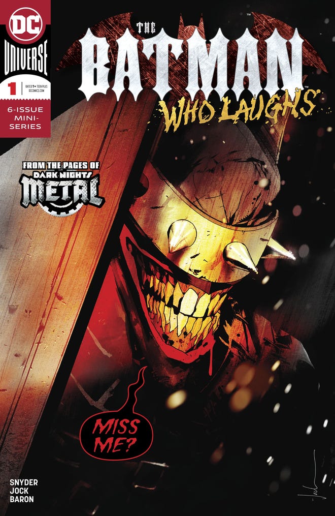 Cover of Batman who laughs