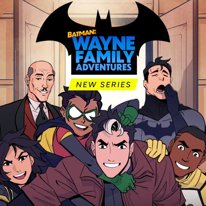 Cover of Batman Wayne Family Adventures featuring the Batfamily