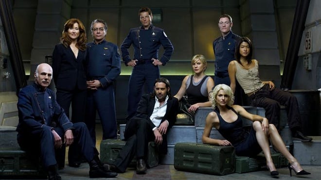 Battlestar Galactica cast pic