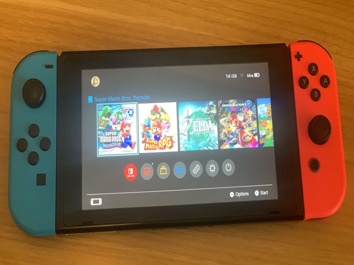 Nintendo Switch with Super Mario RPG Bundle 