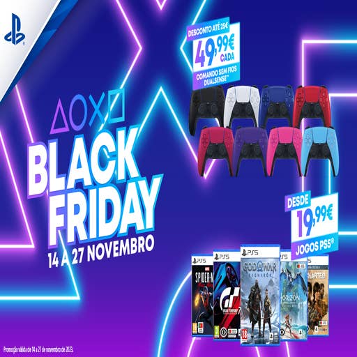 Black Friday PlayStation com ofertas imperdíveis