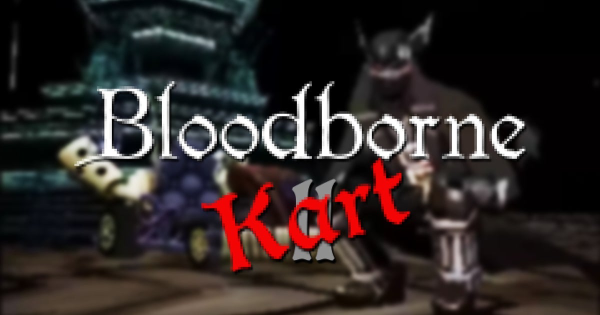 “There’s a lot of nostalgia there” – How Bloodborne Kart’s devs have laser-targeted PS1 lovers