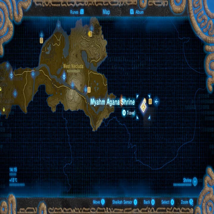 Breath of the Wild map is just the A Link to the Past map tilted