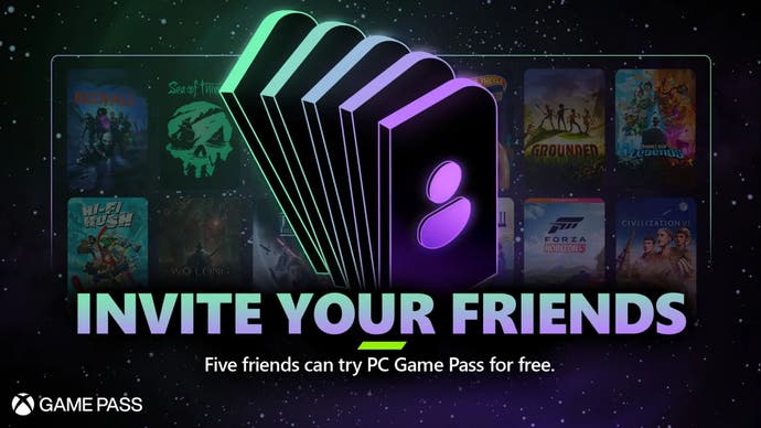 Xbox Game Pass share with your friends.