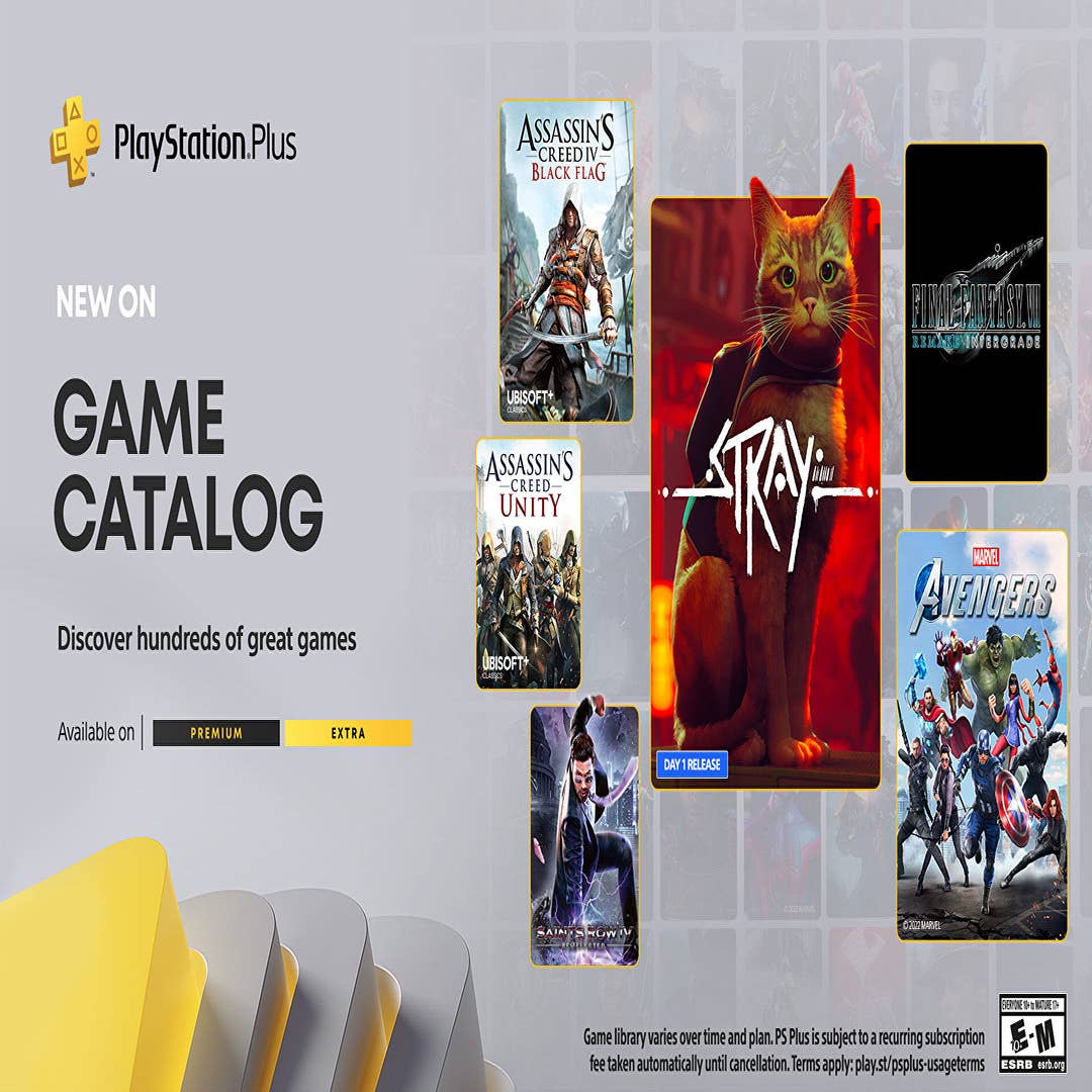 Todos os jogos do catálogo extra e premium da PlayStation Plus