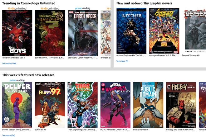 Comixology Website