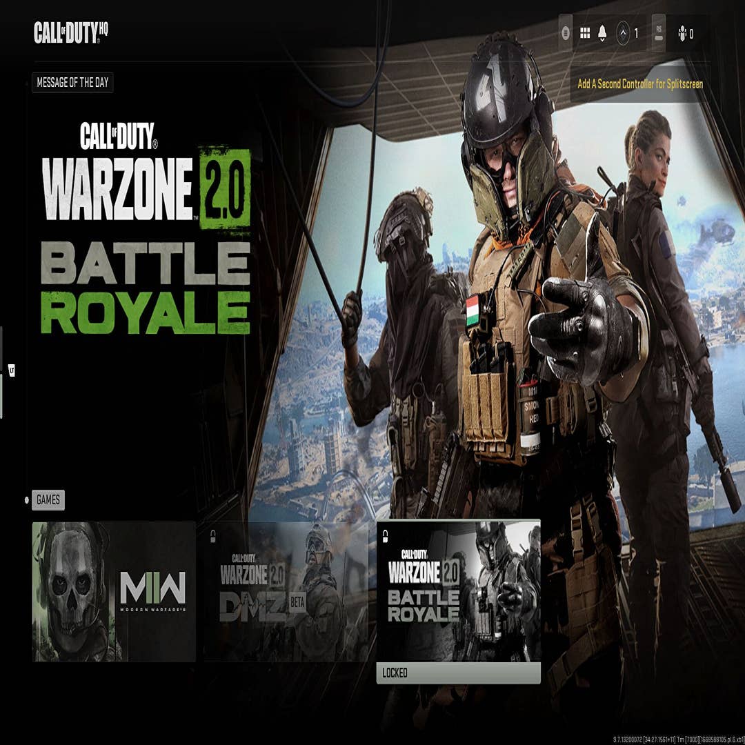 Modern Warfare 2 beta glitch took players to the Warzone 2 menu