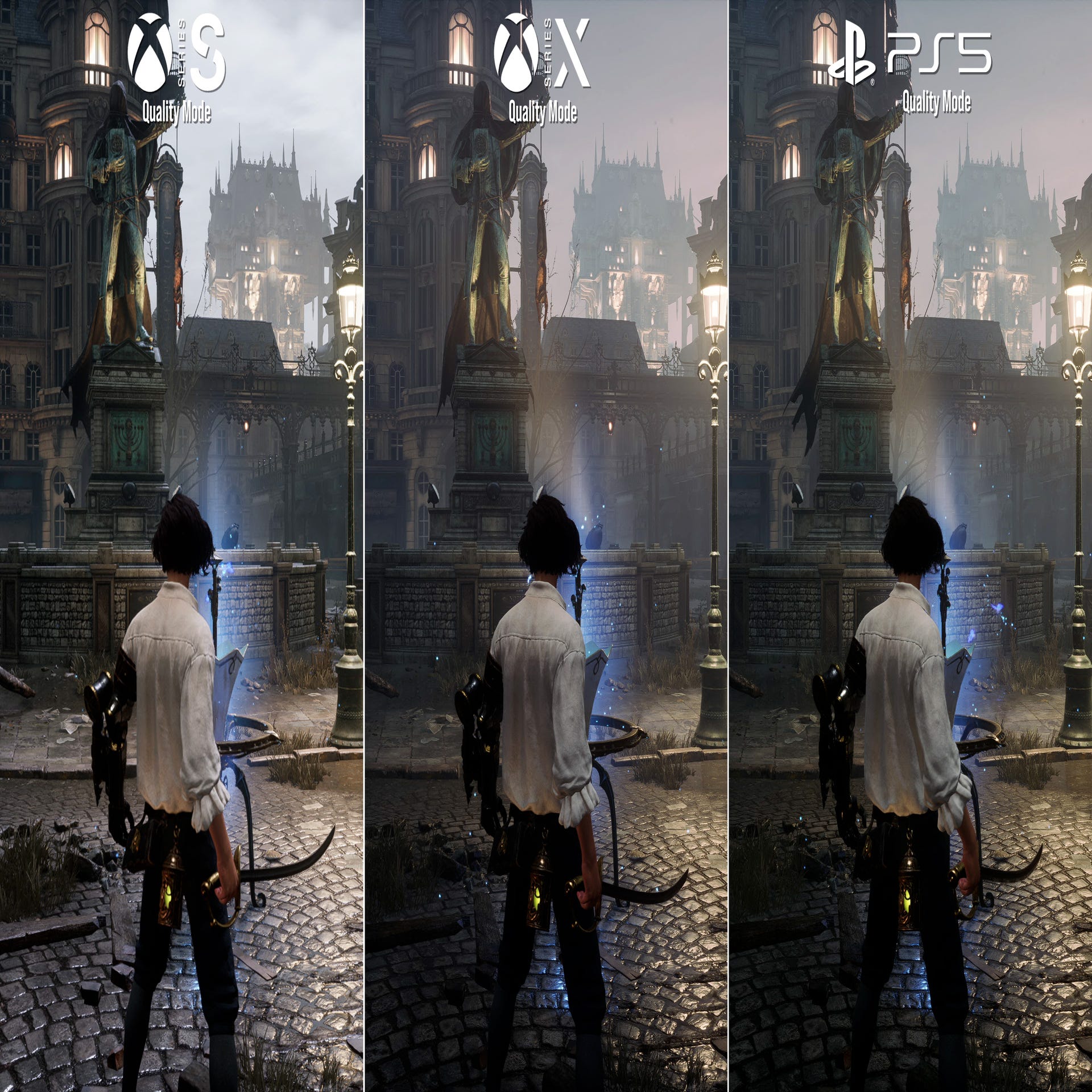 Lies of P - PS5 vs Xbox Series X Graphics Comparison [4K60 HD] 