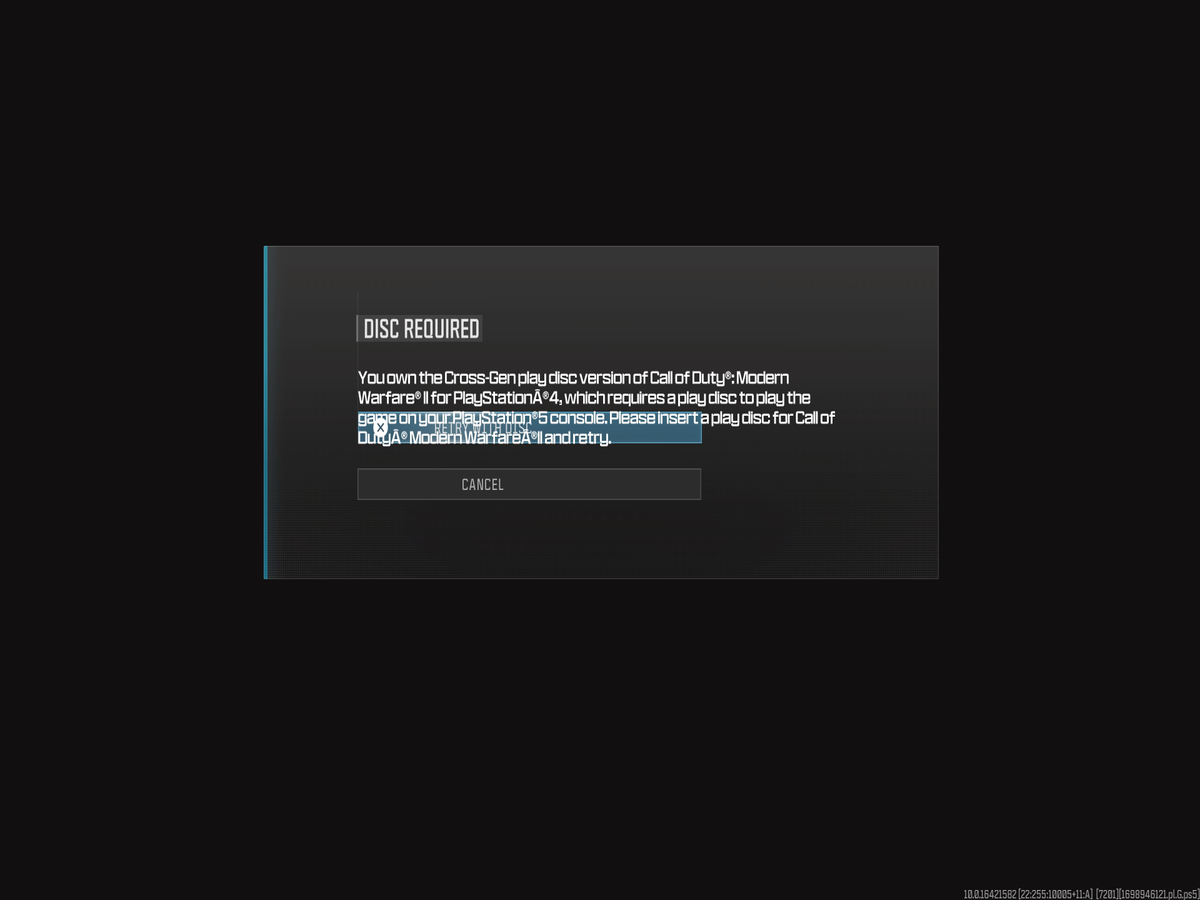 Modern Warfare 2 Campaign Early Access Missing DLC Pack Error
