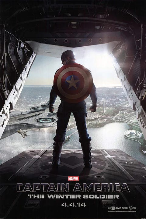 Captain America Winter Soldier Movie Poster