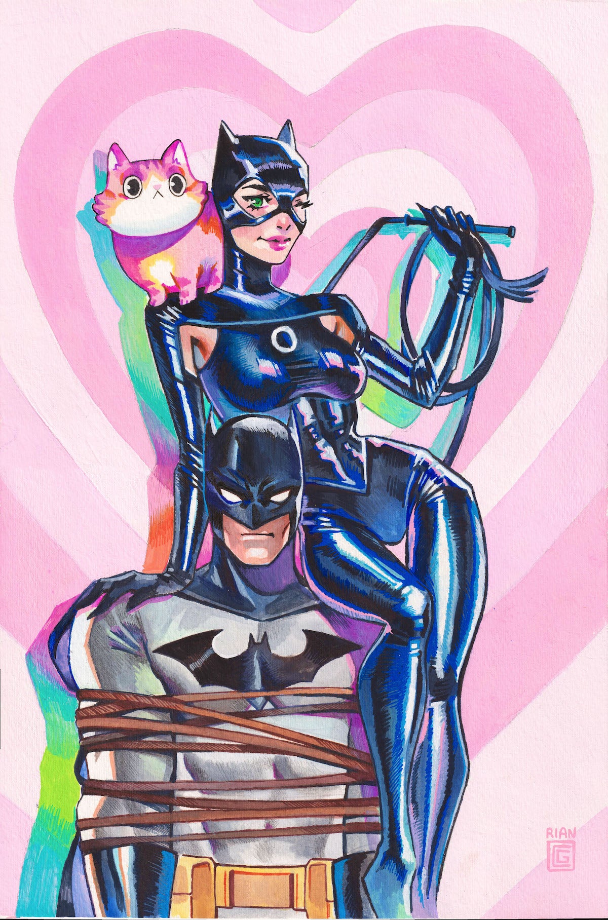 New York Comic Con  Batman  Catwoman Sketch by Joe Stanton  Facebook