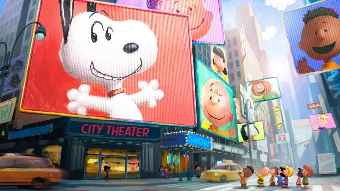 Peanuts movie promo image
