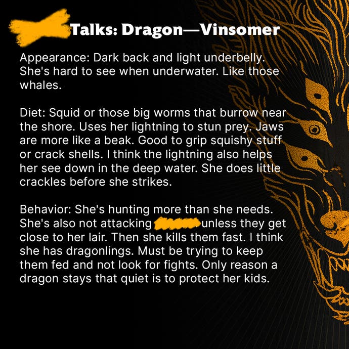 Dragon Age Dreadwolf lore.