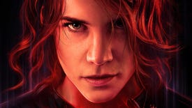 Key art of Control protagonist Jesse Faden, or The Director