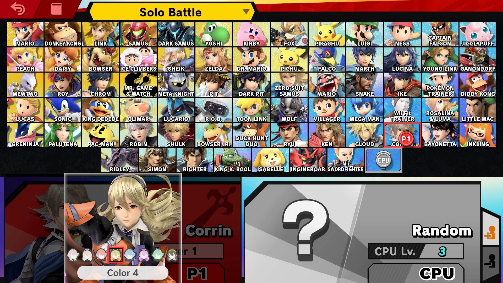Corrin Super Smash Bros Ultimate Guide Unlock, Moves, Changes, Corrin