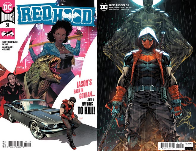 Two Red Hood covers