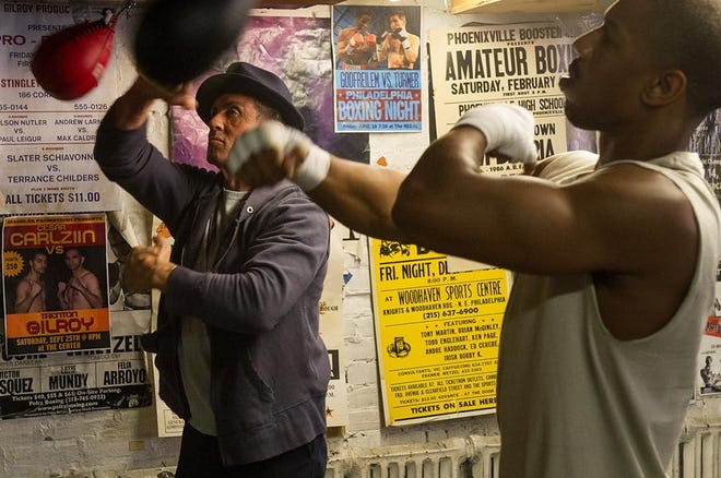 Rocky and Adonis train in Creed