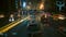 A nighttime driving scene in Cyberpunk 2077: Phantom Liberty, with DLSS 3.5 Ray Reconstruction switched on.