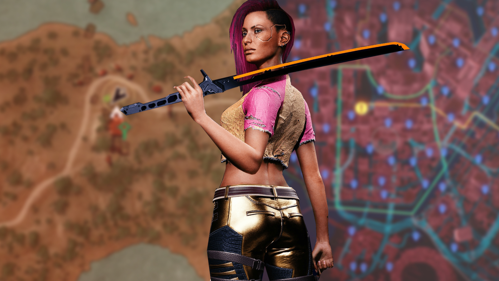 Ciri Witcher x Cyberpunk 2077 HD Games Wallpapers, HD Wallpapers