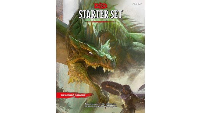 The cover art of the D&D 5E Starter Set