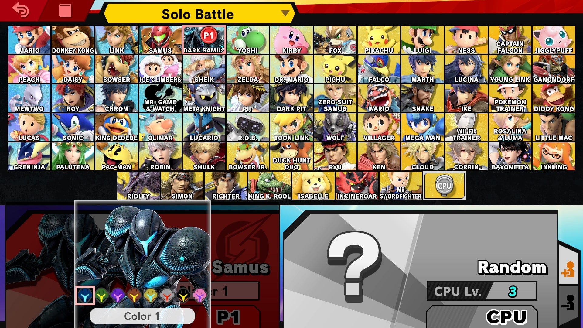 Dark Samus Super Smash Bros Ultimate Guide Unlock, Moves, Changes