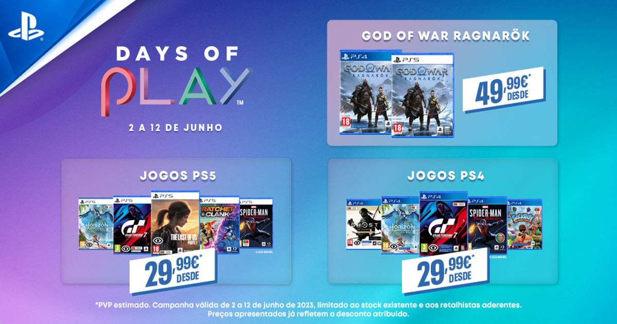 Days of Play 2023 arrancam na PS Store e lojas físicas Eurogamer.pt