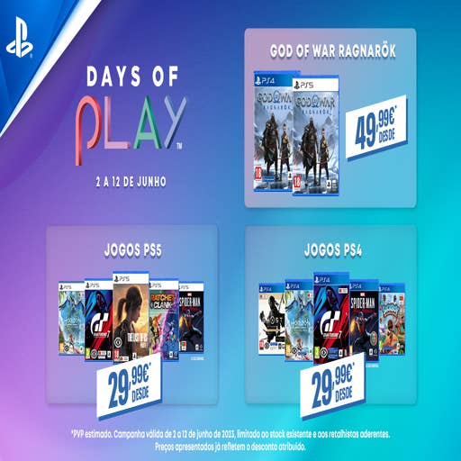 Campanha Grandes Jogos, Grandes Ofertas ativa na PlayStation Store