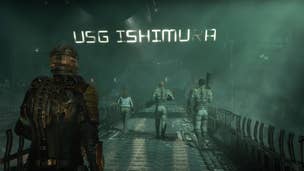 Isaac Clarke approaches the USG Ishimura in the launch trailer for the Dead Space Remake