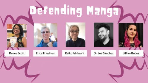 Watch the Defending Manga panel from NYCC 2022!