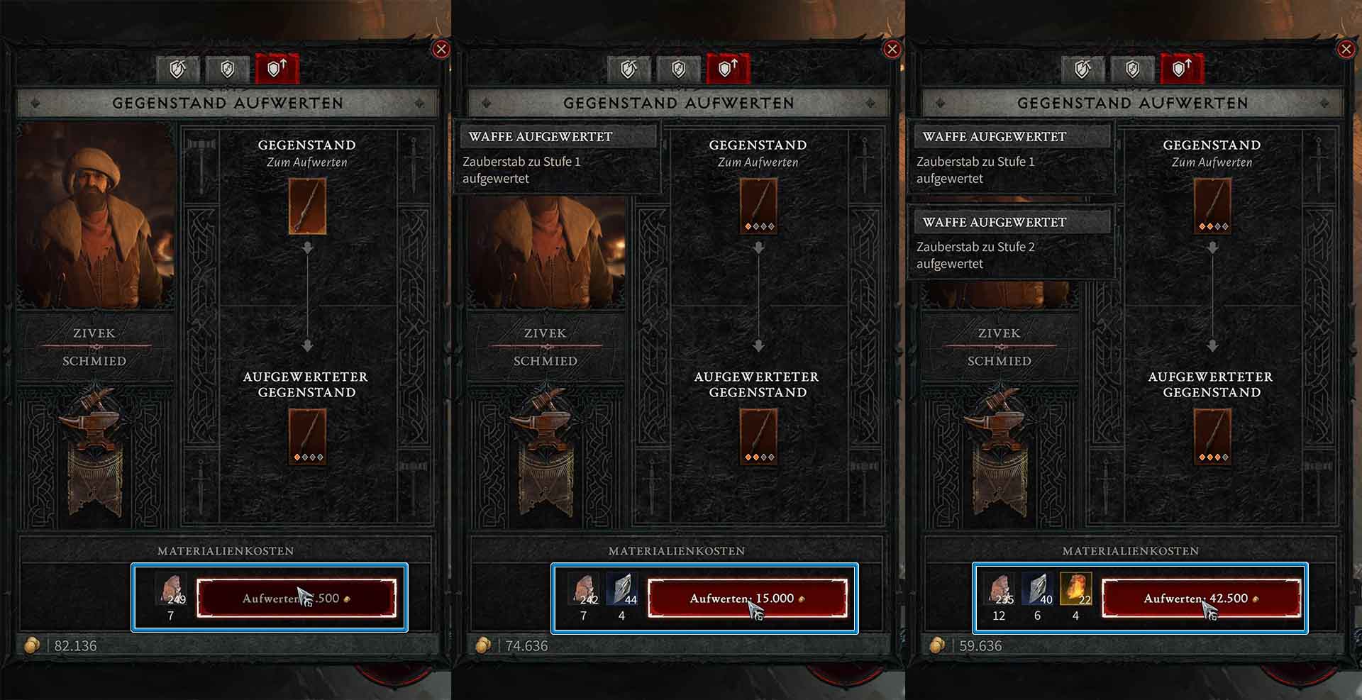 Diablo 4 Gegenstände aufwerten wie ihr Items und Ausrüstung beim Schmied verbessern könnt